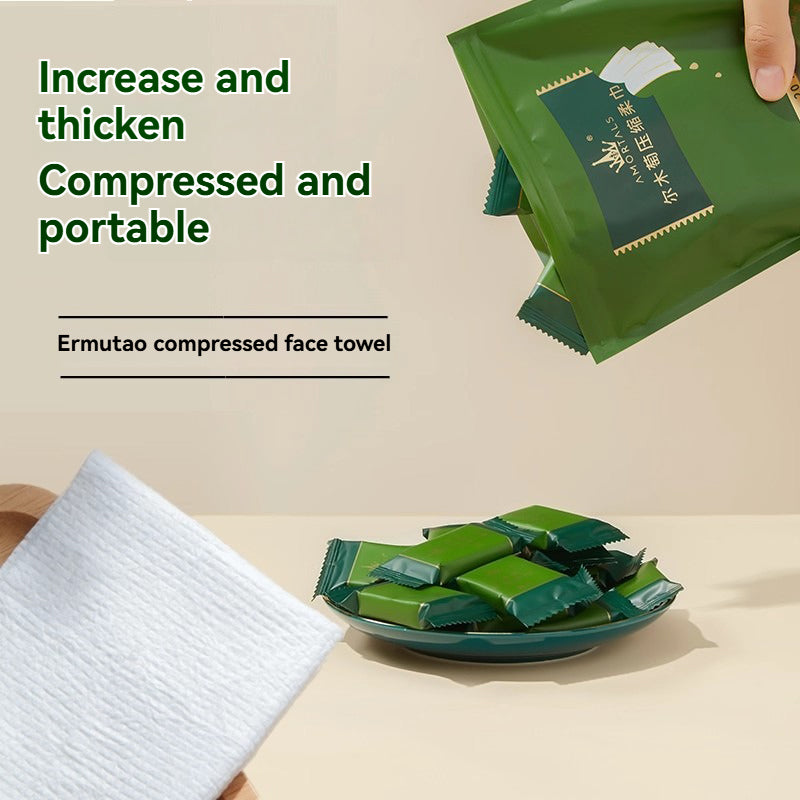 AMORTALS  Green Compressed Towel (20 count)