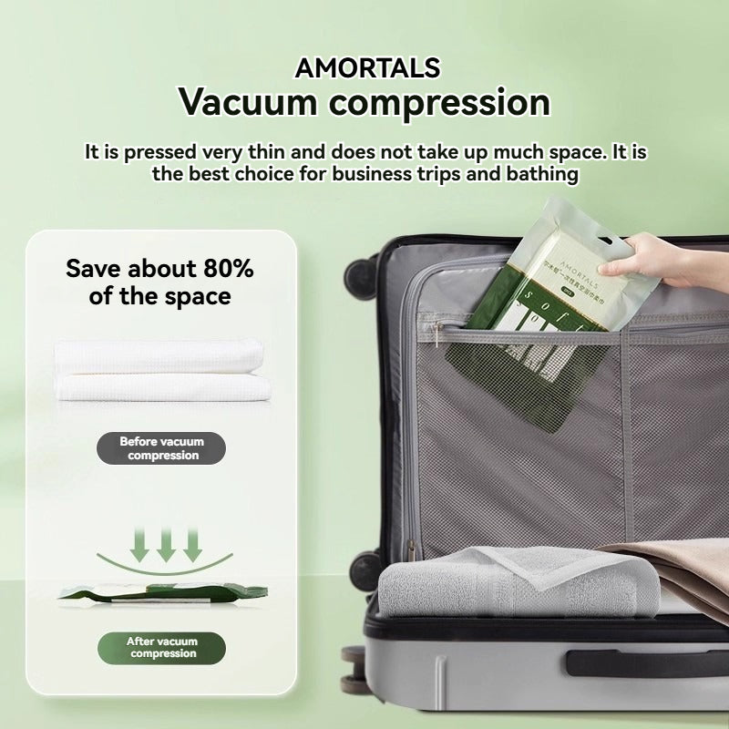 AMORTALS Disposable Vacuum-Packed Towels
