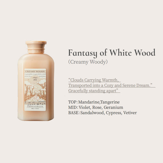 Roopy Fragrance Nourishing Body Wash Series- Fantasy of White Wood