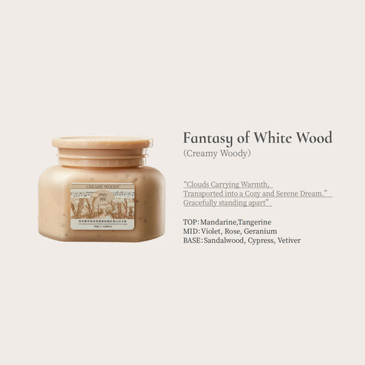 Roopy Exfoliating Body Scrub - Fantasy of White Wood